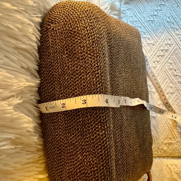 Eric Javits Bag | Taupe Woven Bamboo Accents | Gently Used - Like New Condition! - Picture 16 of 16